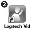 LOGITECH HD WEBCAM C270 - Accessing account settings and starting applications - 3