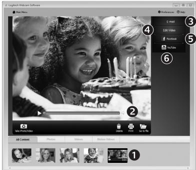 LOGITECH HD WEBCAM C270 - A galeria: exibir e compartilhar - 1