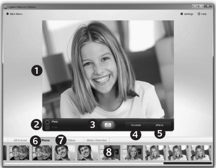 LOGITECH HD WEBCAM C270 - Capturing video and snapping pictures - 1