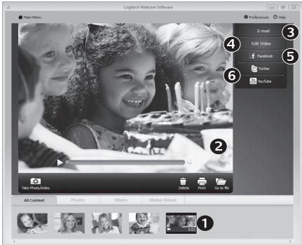 LOGITECH HD WEBCAM C615 - KlappeSAMMenkameraetfortransportelloroppbevaring - 8