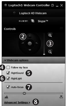 LOGITECH HD WEBCAM C615 - Personnalisation de votre webcam lors d'un appel video - 1