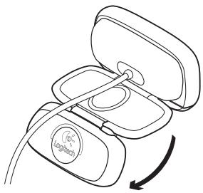LOGITECH HD WEBCAM C615 - Desdobre a sua-camera Web - 1