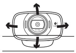 LOGITECH HD WEBCAM C615 - Positionnez la webcam - 2