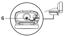 LOGITECH HD WEBCAM C615 - AeTPOepnC pOUIon Tnc kApEac web kat a th diapKeia Klnonc BivTeo - 6