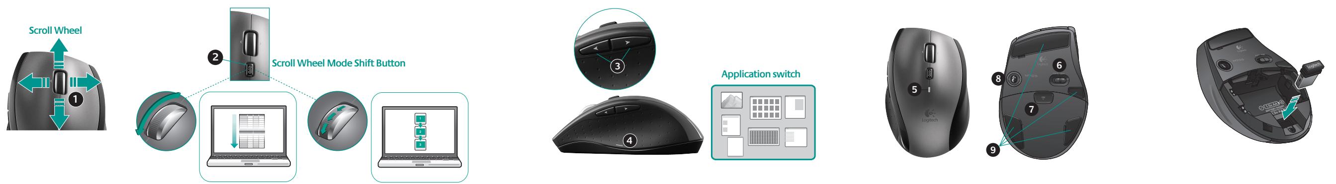 LOGITECH M185 - Portiques - 1