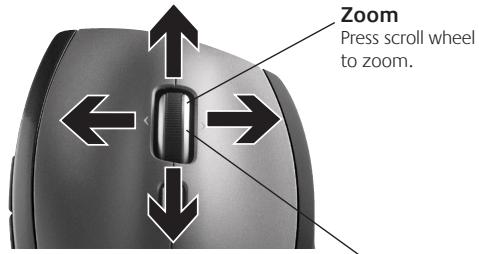 LOGITECH WIRELESS DESKTOP MK710 - Mouse features - 1