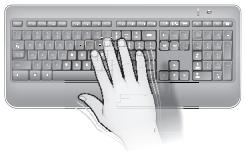 LOGITECH WIRELESS ILLUMINATED KEYBOARD K800 - Retroiluminación del teclado - 1