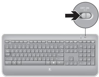 LOGITECH WIRELESS ILLUMINATED KEYBOARD K800 - Aide pour la configuration - 2