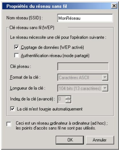 SONY ERICSSON GPRS-WIRELESS LAN PC CARD GC79 - Modification d'une connexion sans fil - 1