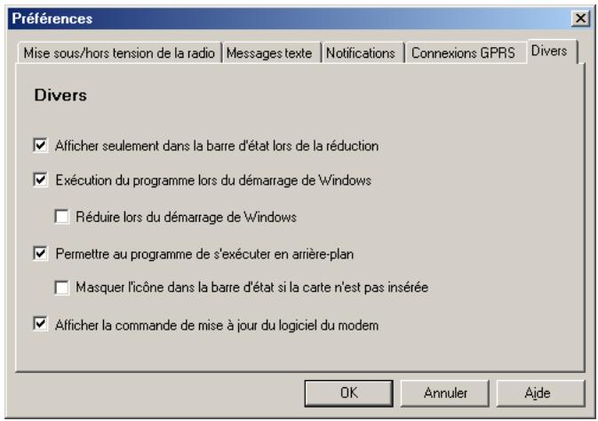 SONY ERICSSON GPRS-WIRELESS LAN PC CARD GC79 - Établir la connexion GPRS au démarrage - 1