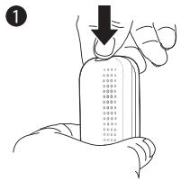 SONY ERICSSON J220I - Pour insérer la carte SIM et la batterie - 1