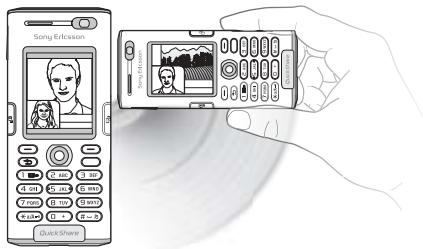 SONY ERICSSON K600I - Pour émettre un appel vidéo - 1