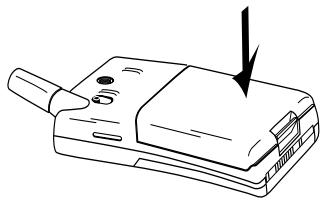 SONY ERICSSON T10S - Mise en place de la batterie dans votre téléphone - 2