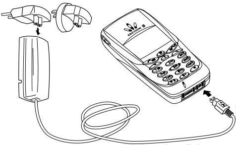 SONY ERICSSON T66 - Connexions de chargement - 1