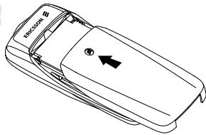 SONY ERICSSON T66 - Mise en place de la batterie sur votre téléphone - 3