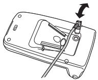 SONY ERICSSON HCA-200 - Een externe antennpe op de telefoonhouser aansluiten - 1