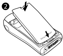 SONY ERICSSON T68I - Informations sur les batteries et la carte SIM - 2