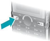SONY ERICSSON S312 - Pour afficher les appels en absence à partir du mode veille - 1