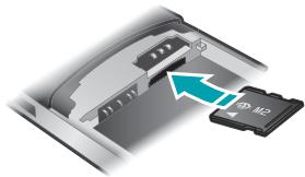 SONY ERICSSON S312 - Pour insérer une carte mémoire - 1