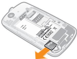 SONY ERICSSON SPIRO - Pour retirer une carte mémoire - 1