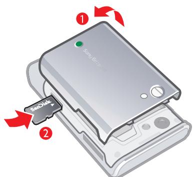 SONY ERICSSON T715 - Carte mémoire - 1