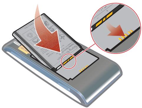 SONY ERICSSON U10 - Pour insérer la carte SIM - 2
