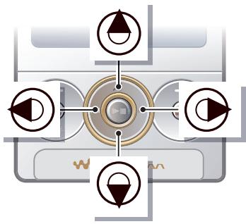 SONY ERICSSON W715 - Navigation - 1