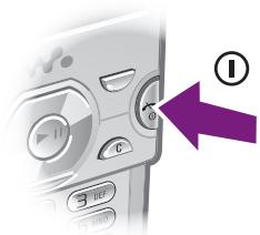 SONY ERICSSON W995 - Mise sous tension du téléphone - 1