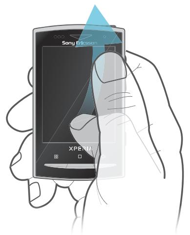 SONY ERICSSON XPERIA X10 MINI PRO - Pour faire défiler - 2