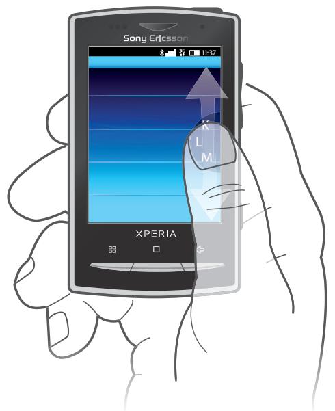 SONY ERICSSON XPERIA X10 MINI PRO - Listes - 1