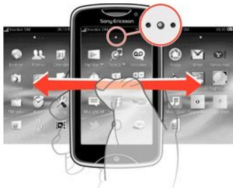 SONY ERICSSON MIX WALKMAN - Écran Applications - 1