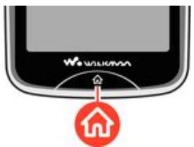 SONY ERICSSON MIX WALKMAN - Utilisation de la touche d'accueil - 1