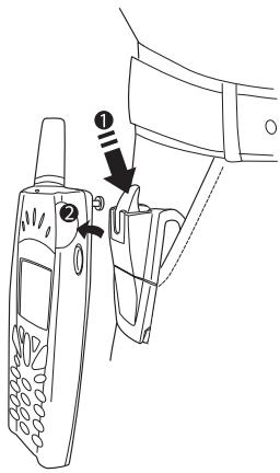 SONY ERICSSON R520 - Clip de fixation du téléphone - 6