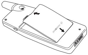 SONY ERICSSON R520 - Fixation de la batterie - 1