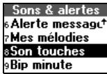 SONY ERICSSON R520 - Utilisation des raccourcis - 2