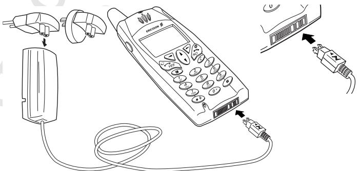 SONY ERICSSON R520 - Charge de la batterie - 1