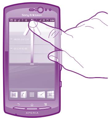SONY ERICSSON XPERIA KYNO - Vérification des notifications et des activités en cours - 2