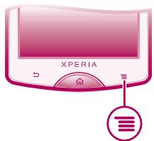 SONY ERICSSON XPERIA MINI - Menu de l'application - 1