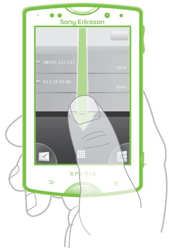 SONY ERICSSON XPERIA MINI PRO - Vérification des notifications et des activités en cours - 1