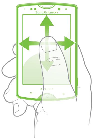 SONY ERICSSON XPERIA MINI PRO - Défilament - 1