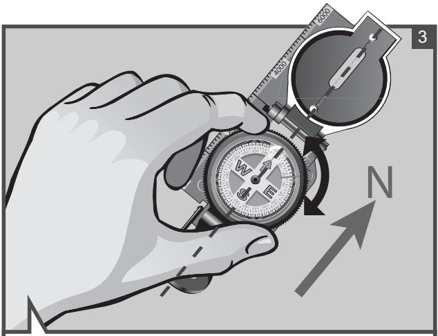 GEONAUTE BOUSSOLE C400 - Déterminer en extérieur sa position par triangulation (je suis perdu, comment me positionner sur la carte) - 3