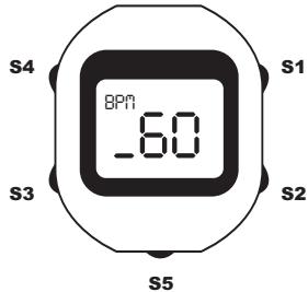 GEONAUTE CARDIO CW600T - 2- Mode cardio (PULS) : - 1