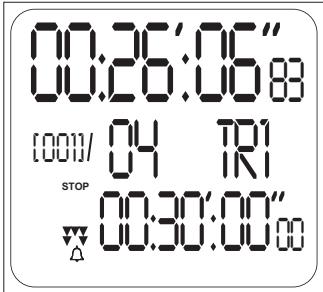 GEONAUTE CHRONO 700 - Mode compte à rebours (TIMER) - 1