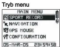 GEONAUTE GPS KEYMAZE 300 - / Nawigacja w menu - 3