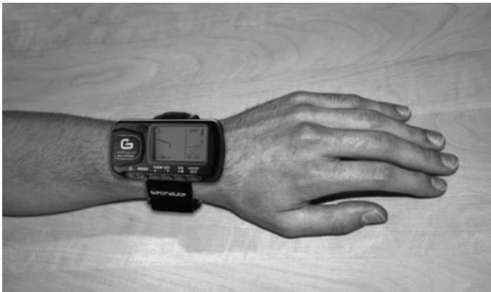 GEONAUTE GPS KEYMAZE 300 - Ustawianie urzadzenia KeyMaze 300 podczas uprawiania sportu - 1