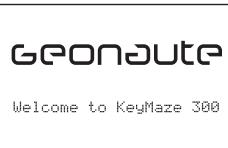 GEONAUTE GPS KEYMAZE 300 - Inicio del KeyMaze 300 Go run - 1