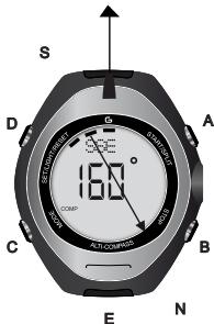 GEONAUTE MONTRE MW500 - Utilisation de la boussole : - 1