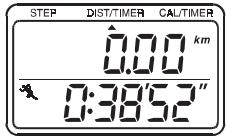 GEONAUTE PODOMETRE DISTA F700 - Cet apparéil dispose de 4 modes d'affichage différents : - 2