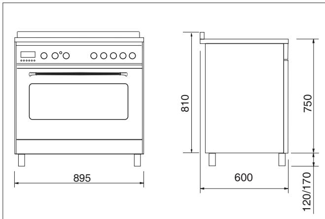 ROSIERES PG90 - OVERALL DIMENSIONS - 1