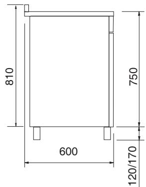 ROSIERES PG90 - DIMENSIONS D'ENCOMBREMENT - 2